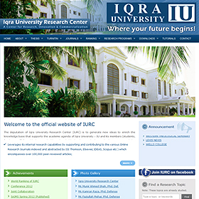 Iqra University Research Center - IURC